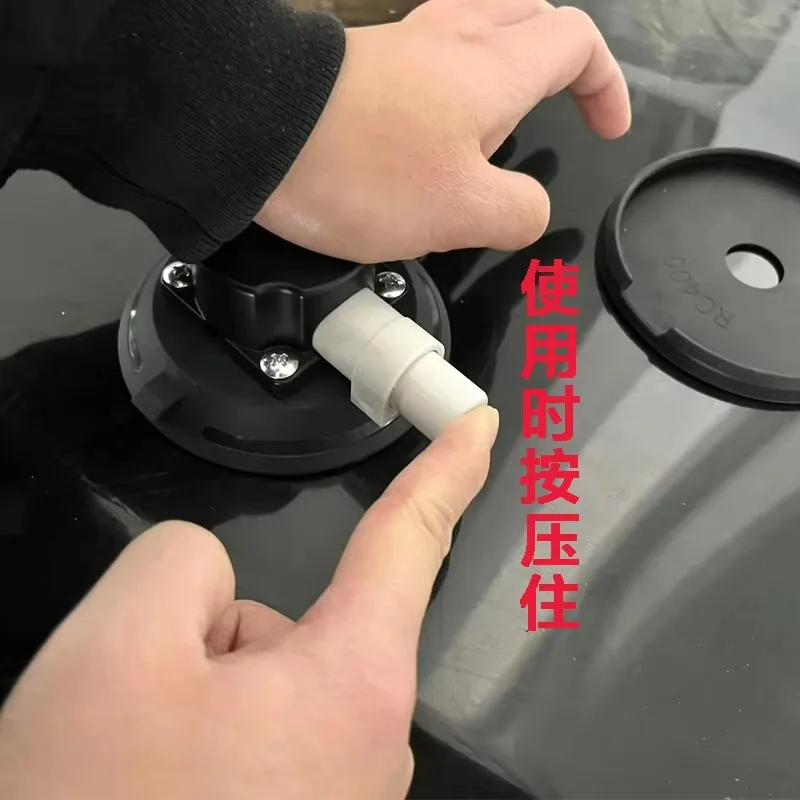 4 inch Pomp Zuignappen Auto Deuk Reparatie Puller Handpomp Vacuüm Zuignappen Auto Deuk Reparatie Accessoire Lamp Stand controleren