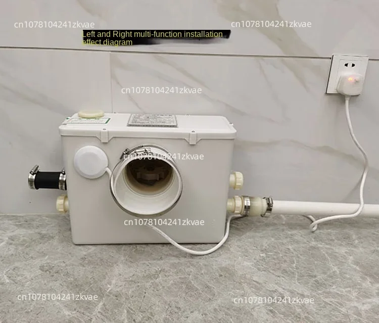 220V 500W Sanitary Macerator Pump Auto Crush Waste Water Bath Toilet Sink Electric Pulverizer Septic Device Sewage Lifter