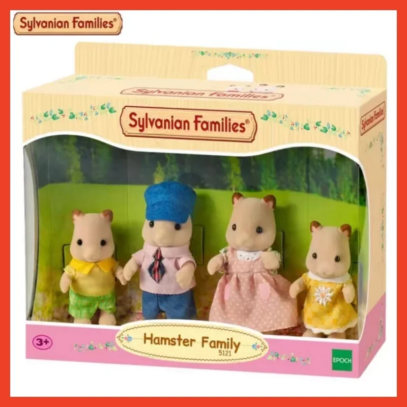 Sylvanian Families Anime Figures A Set Wholesale Doll Toy Collectible Room Ornaments Decor Kawaii Figure Toy Kid Gift