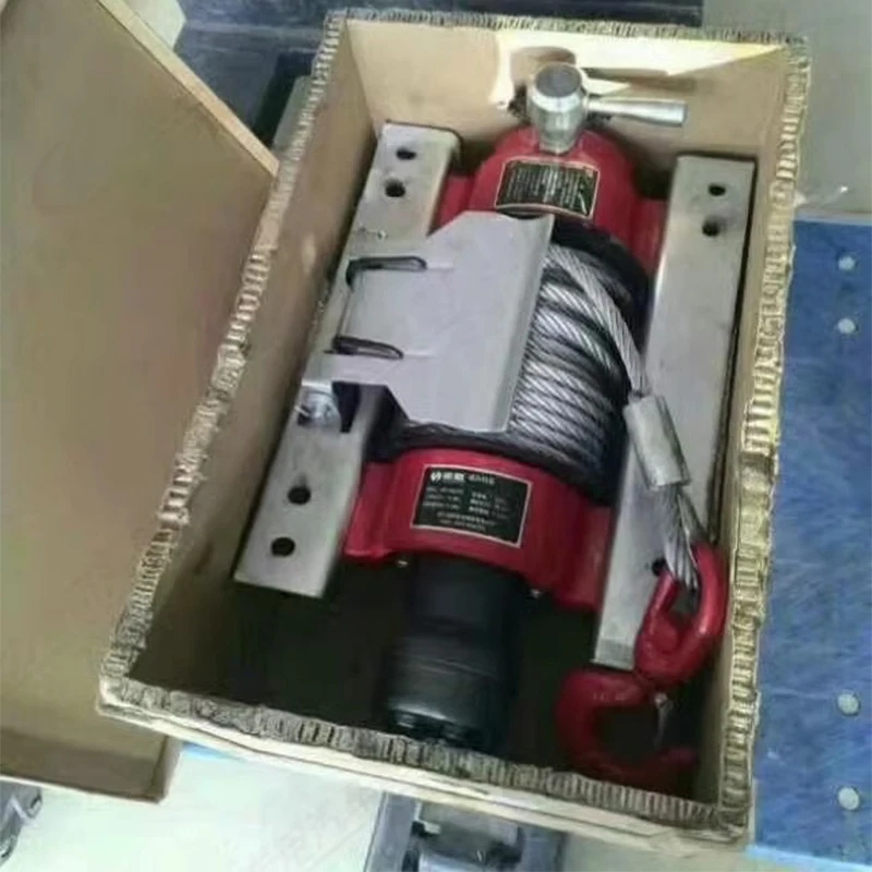 Double Balance Valve Block Equipped 4T Hydraulic Winch: Small Size, Large Pulling Force, High Speed, Large Braking