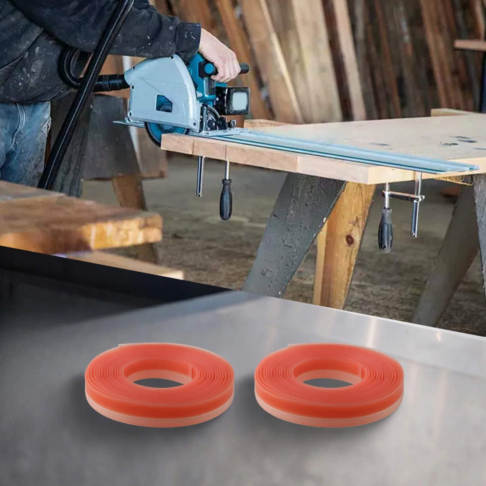 

21.5mm Width Guide Rail Splinter Guard 21.5mm Width Clean Splinter-free Cut Easy To Install Fits To The Edge Of Rail