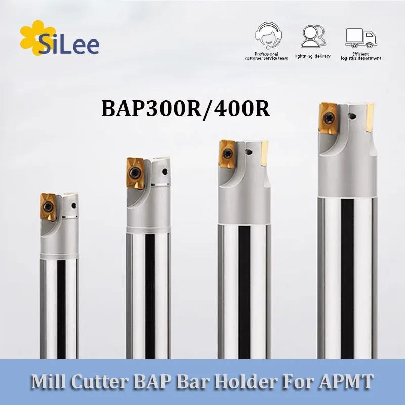 

BAP300R Indexable Face Mill BAP400R Milling Cutter Bar Tool Holder EAP 300R 2T APMT1135 APMT1604 CNC Carbide Rough Machining