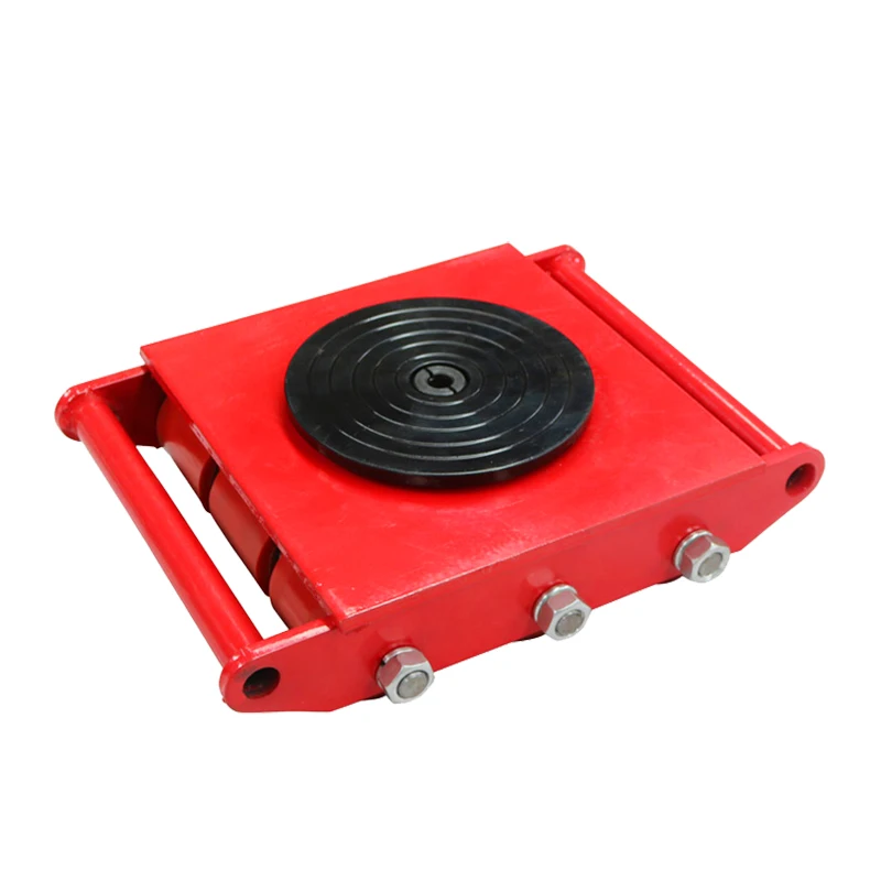CRA-15ton Heavy Duty Hand Machinery Mover Trolley For Machinery Moving