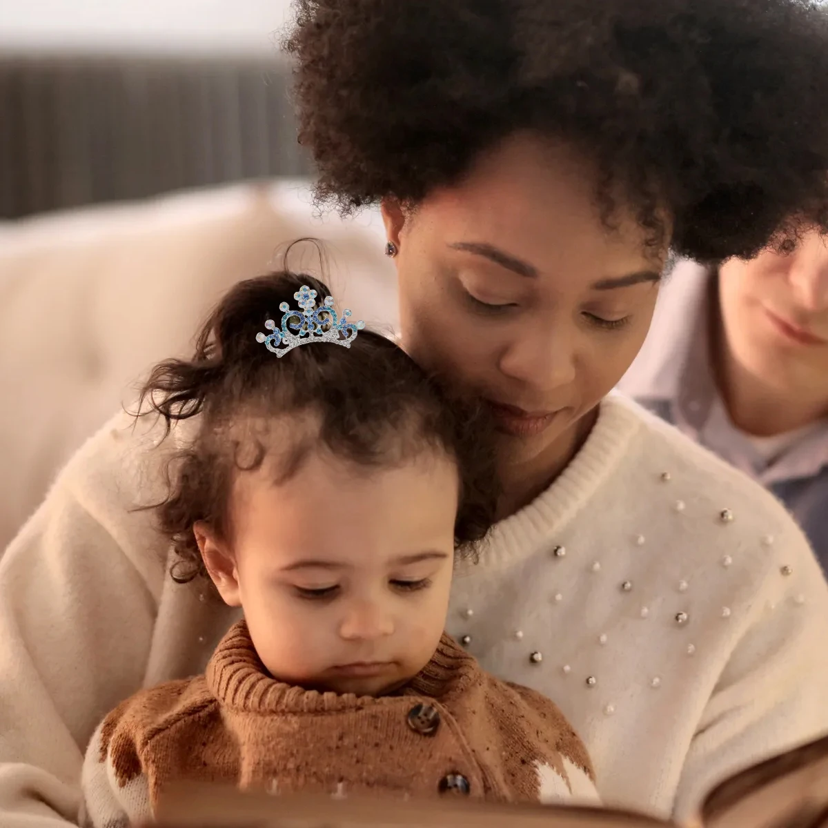 

4Pcs Children's Crown Hair Combs Alloy Rhinestone Crown Shaped Hair Clips for Prom Party Birthday Festival Headwear Girls