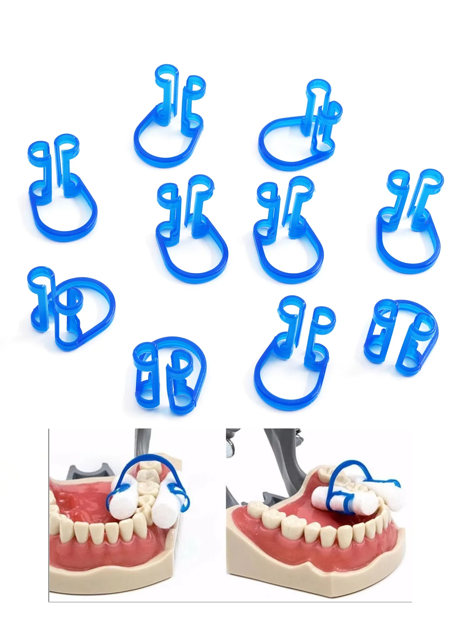 20 sets of disposable dental cotton support frames, dental laboratory supplies