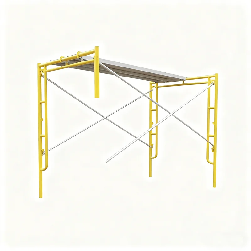 مشروع البناء في الهواء الطلق السقالات خفيفة الوزن المجلفن السقالات مواقع البناء H-نوع الإطار السقالات