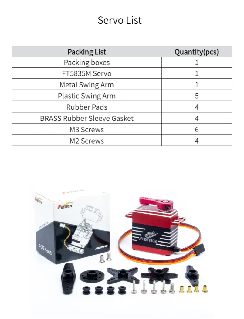 Acciaio Gear 35KG Coppia elevata 0.075s 8.4V Digitale programmabile Brushless Servo RC Auto Robot 1:8 Trax4 Quadcopter RC Elicottero