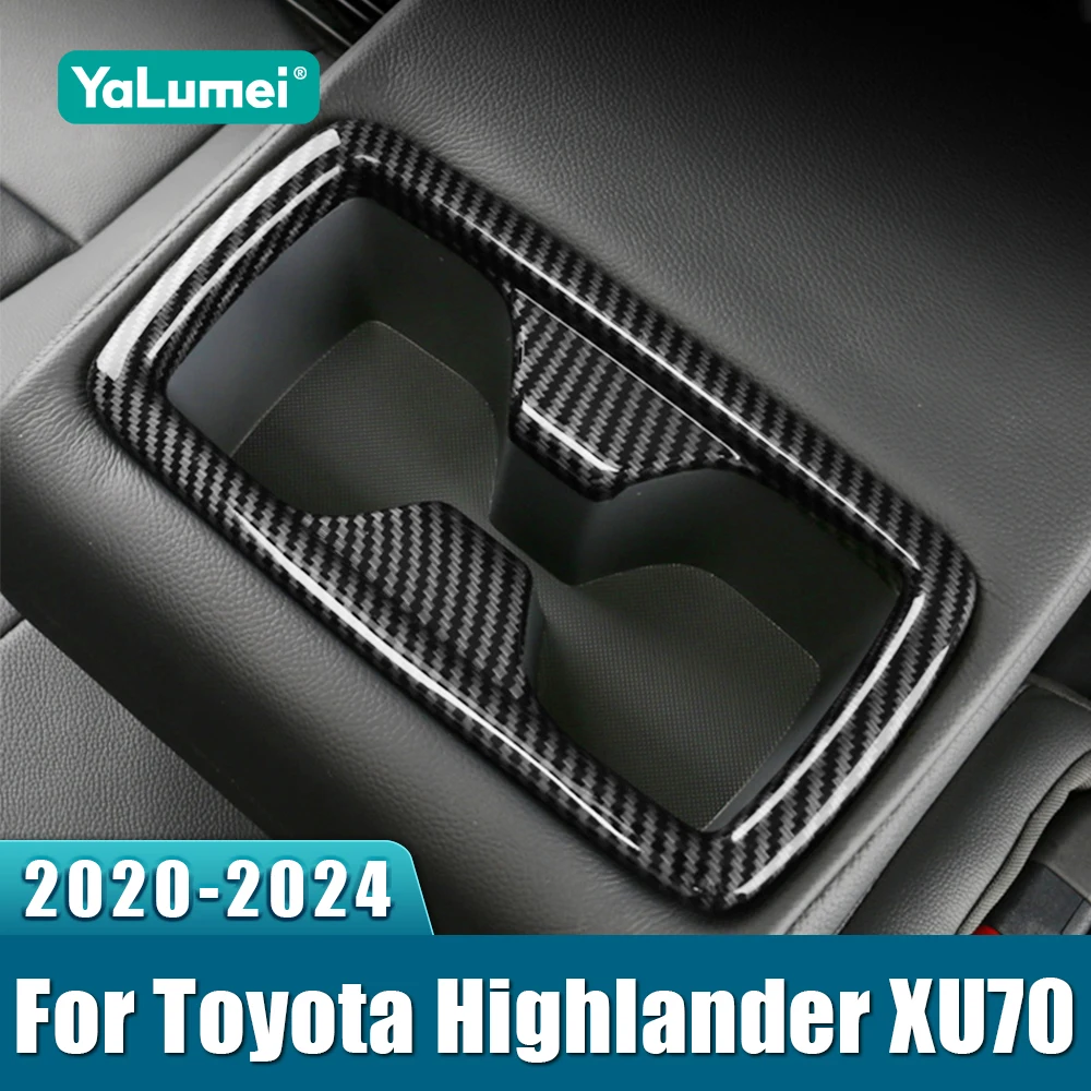 

Для Toyota Highlander XU70 Kluger Hybrid 2020-2024: накладка-держатель для стакана на спинку заднего сиденья автомобиля