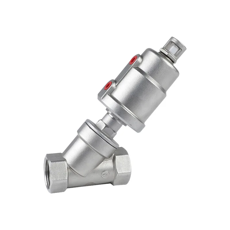 

Stainless steel cylinder angle seat valve internal thread high-temperature resistant sealing quick installation steam pipeline