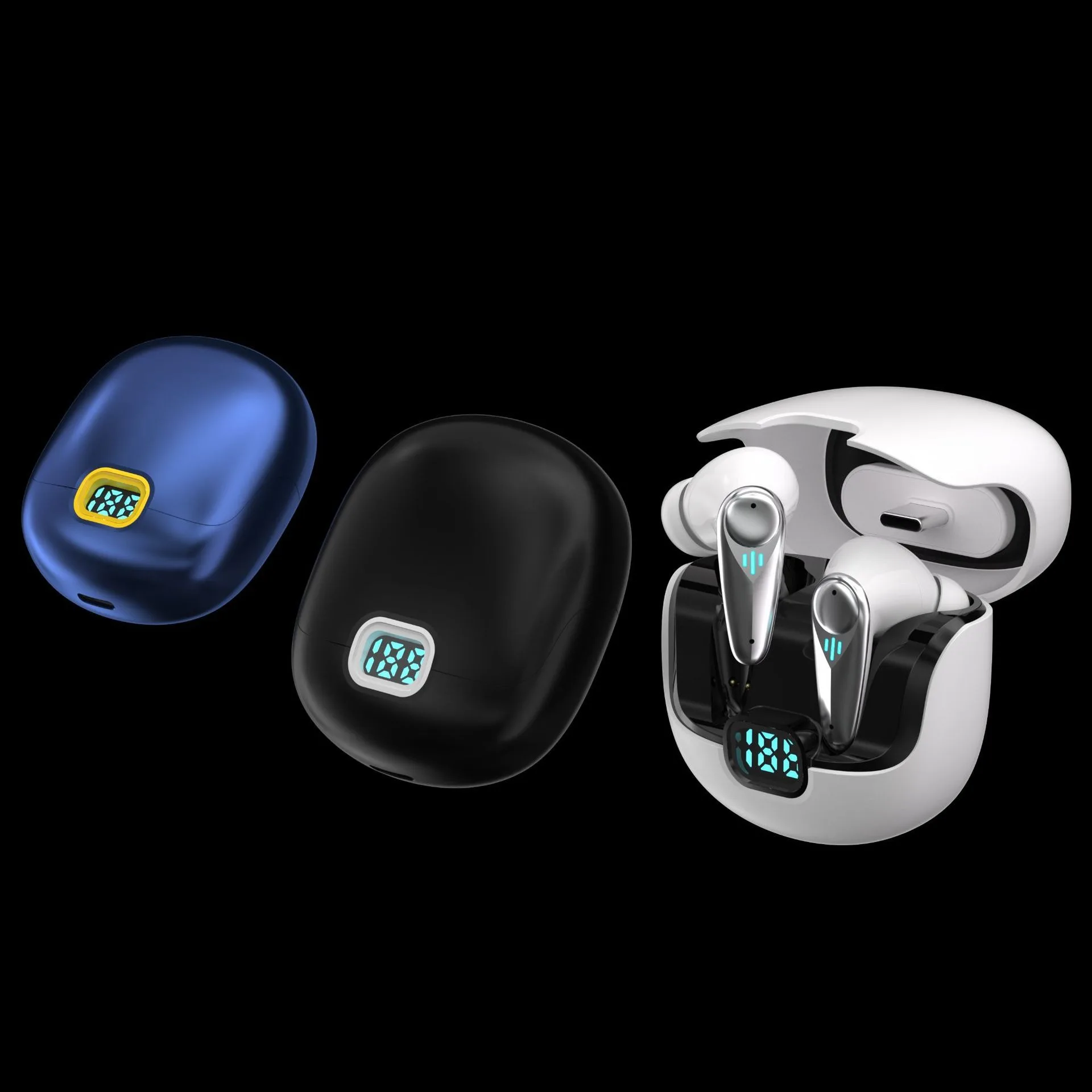 In-Ear-Spiel-Kopfhörer, 2,4 GHz, geringe Latenz, Rauschunterdrückung, Leistungsanzeige, TWS, lange Akkulaufzeit, Headset, Musik hören, Spiel spielen