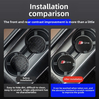 Upgraded anti slip insertion pad for car cup holder For Audi sline TT Q2 Q3 Q5 Q7 Q8 A3 A4 A5 A6 A7 R8 B5 B6 B7 B8 C5 C6 C7 V8