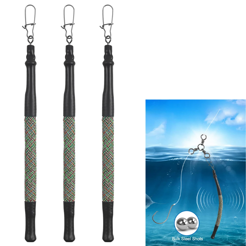 3pcs 래틀 스네이크 메기 드래그 웨이트 트롤링 드리프트 바닥 서핑 낚시 Catfishing Rig Tackle을 끌기위한 Snag Sinker 없음