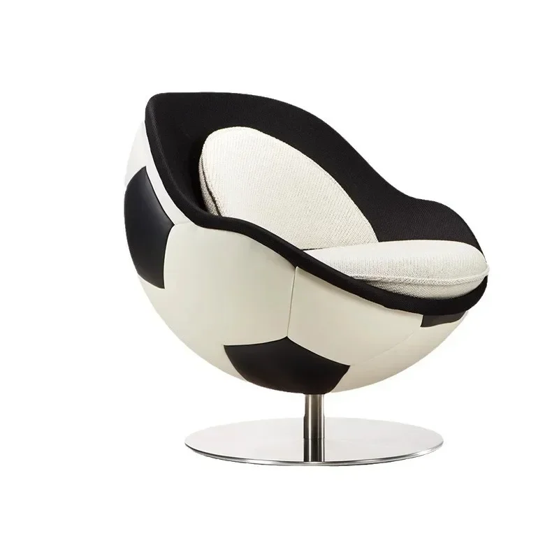 Nordic designer creative football sofa chair model room hall reception personality creative Internet celebrity