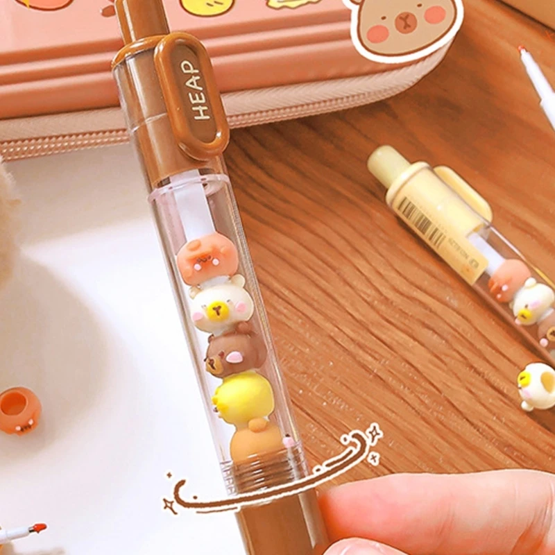 Cartoon gelpen schoolbenodigdheden kantoorbenodigdheden voor volwassen studenten schrijven