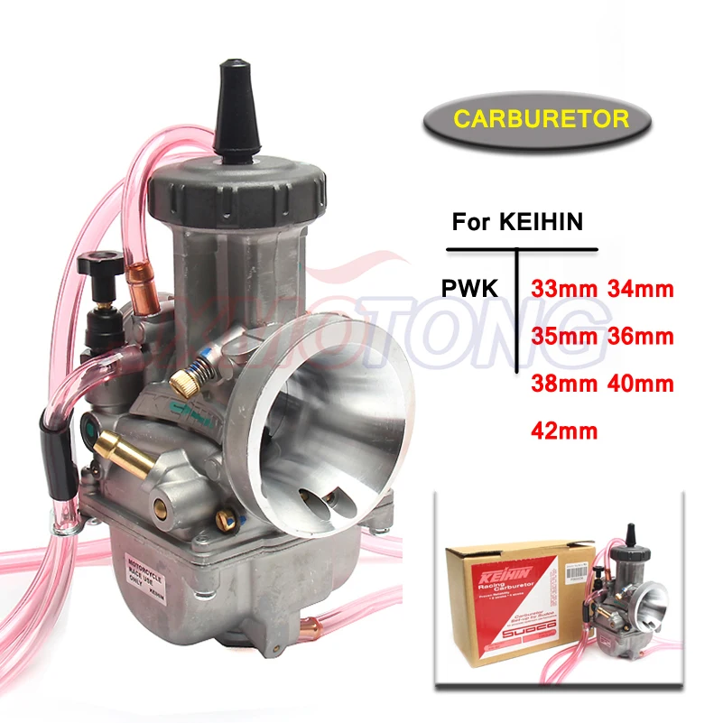 Carburator PWK 33 34 35 36 38 40 42 Karburator Quad Vent Carb untuk KEIHI Dirt AIR STRIKER 250 250SX 250EXC TRX250R