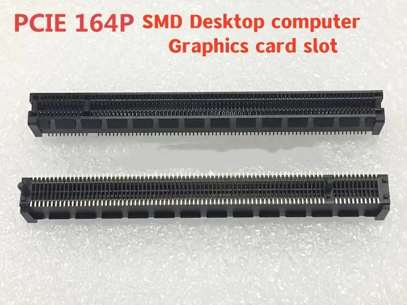 Desktop Board Dedicated PCI-E Slot 164P SMD Graphics Card Socket Slot Black