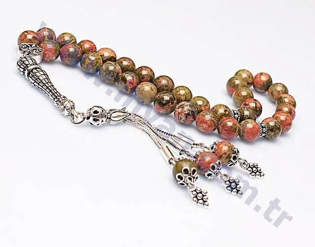 IQRAH Ucash Stone Rosary (925 SETTING SILVER)