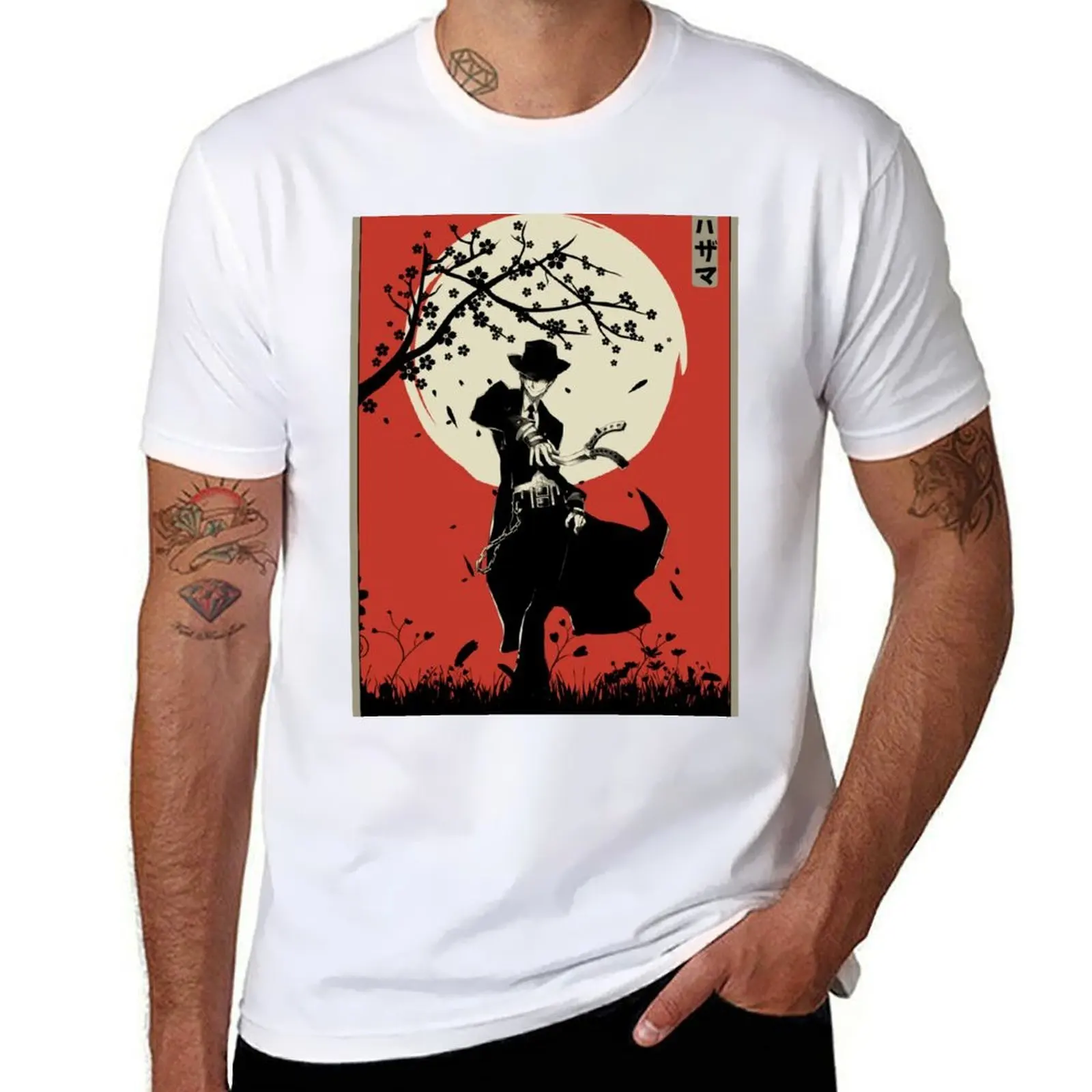 

Hazamma japan blazblue T-Shirt t shirts for man cotton t shirts for man graphic vintage T-Shirt