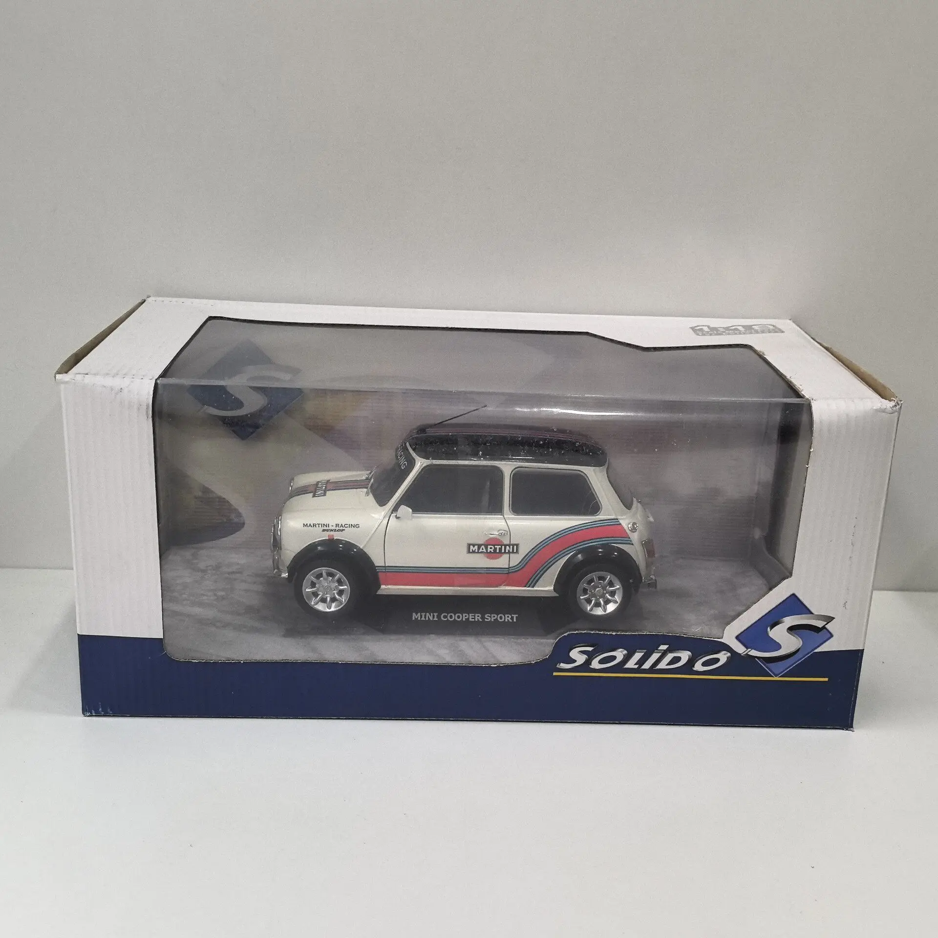 

Diecast SOLIDO 1/18 Scale MINI COOPER SPORT K3 Alloy Car Model