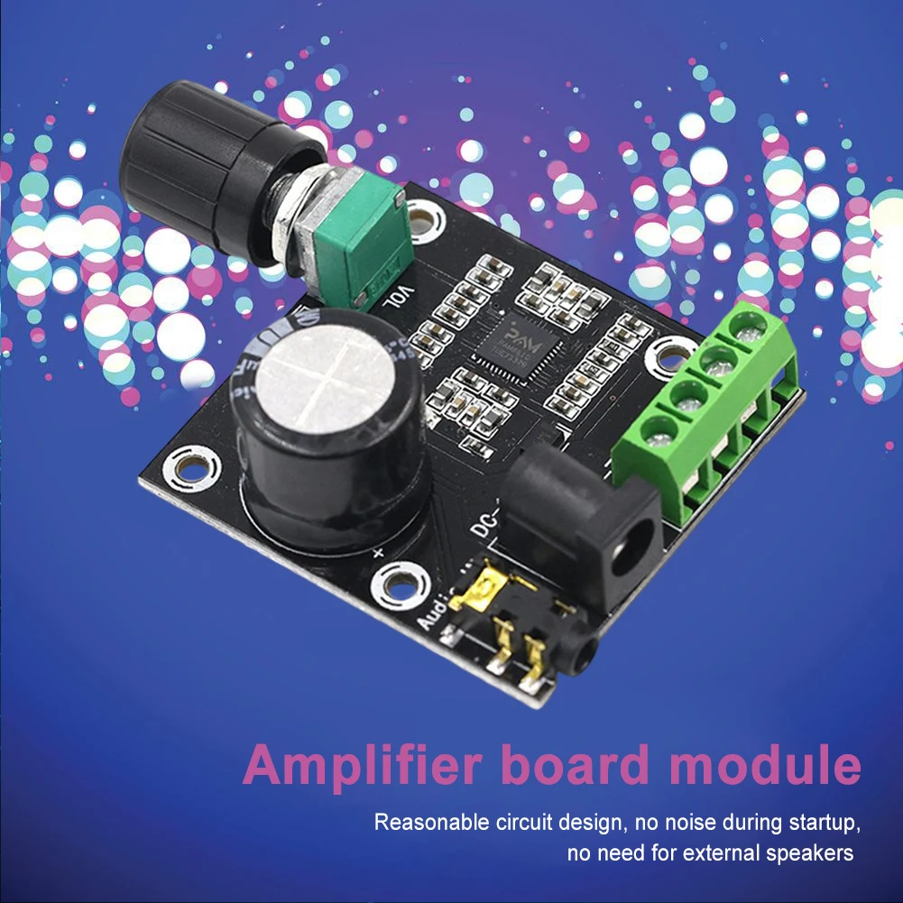 PAM8610 لوحة أمبير الطاقة الرقمية فئة D مضخم الصوت المزدوج الطاقة مع تأخير ثنائي القناة ملحقات الصوت حماية متعددة