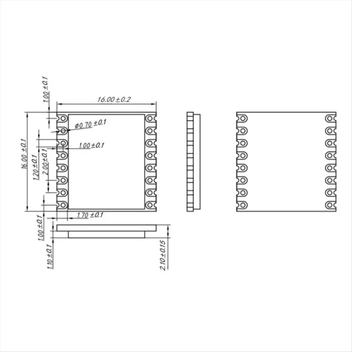 A26Z (4pcs/Lot) LoRa1278-C1 Wireless Transceiver LoRa SX1278 Module 470mhz