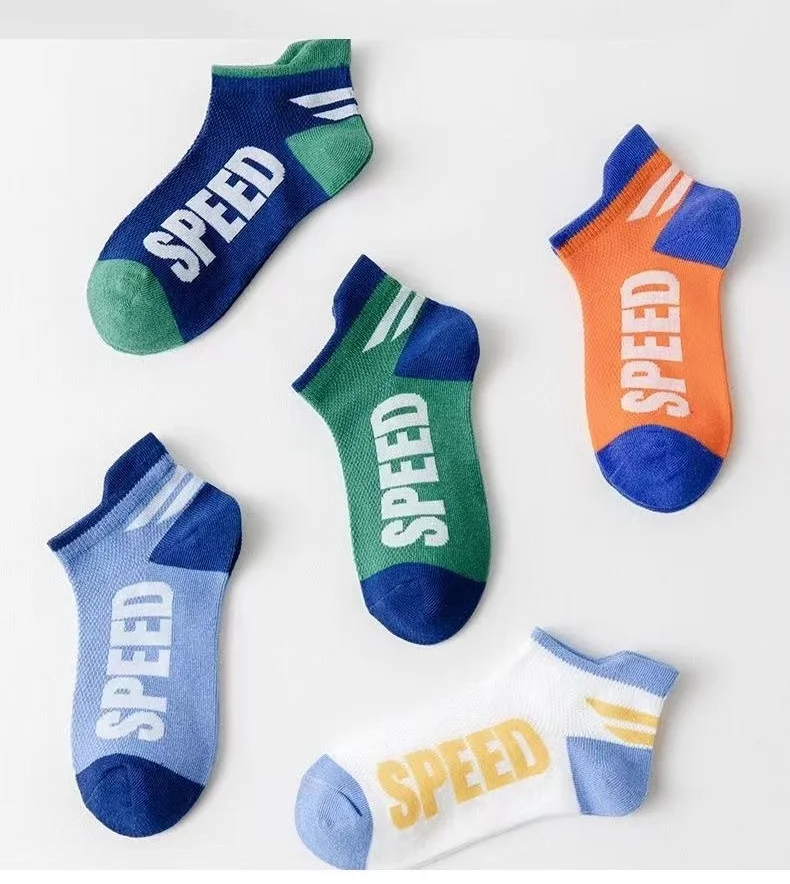 Babys ocken Sommer Mesh Socken Kinder sommers ocken atmungsaktive Baumwoll socken für Jungen 5 paare/los – Detail 6