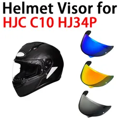 HJ34P Shield for HJC C10 viseiras capacete Replace Anti-UV Anti-Scratch Dustproof Wind Shield Motorcycle Accessories