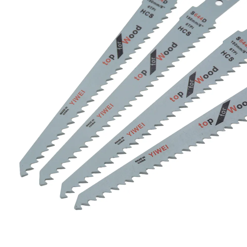 Horseback Reciprocating Saw Blade Set para cortar vários tipos de madeira, metal, plástico, tubos de alumínio, curvo, 10 pcs