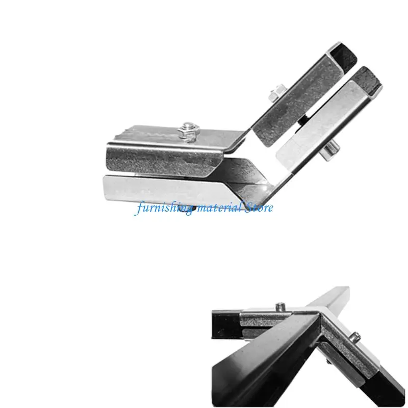 Y5GD Square Tubing Adapter Stainless Steel Square Tube Pipe Fitting Easy to Install
