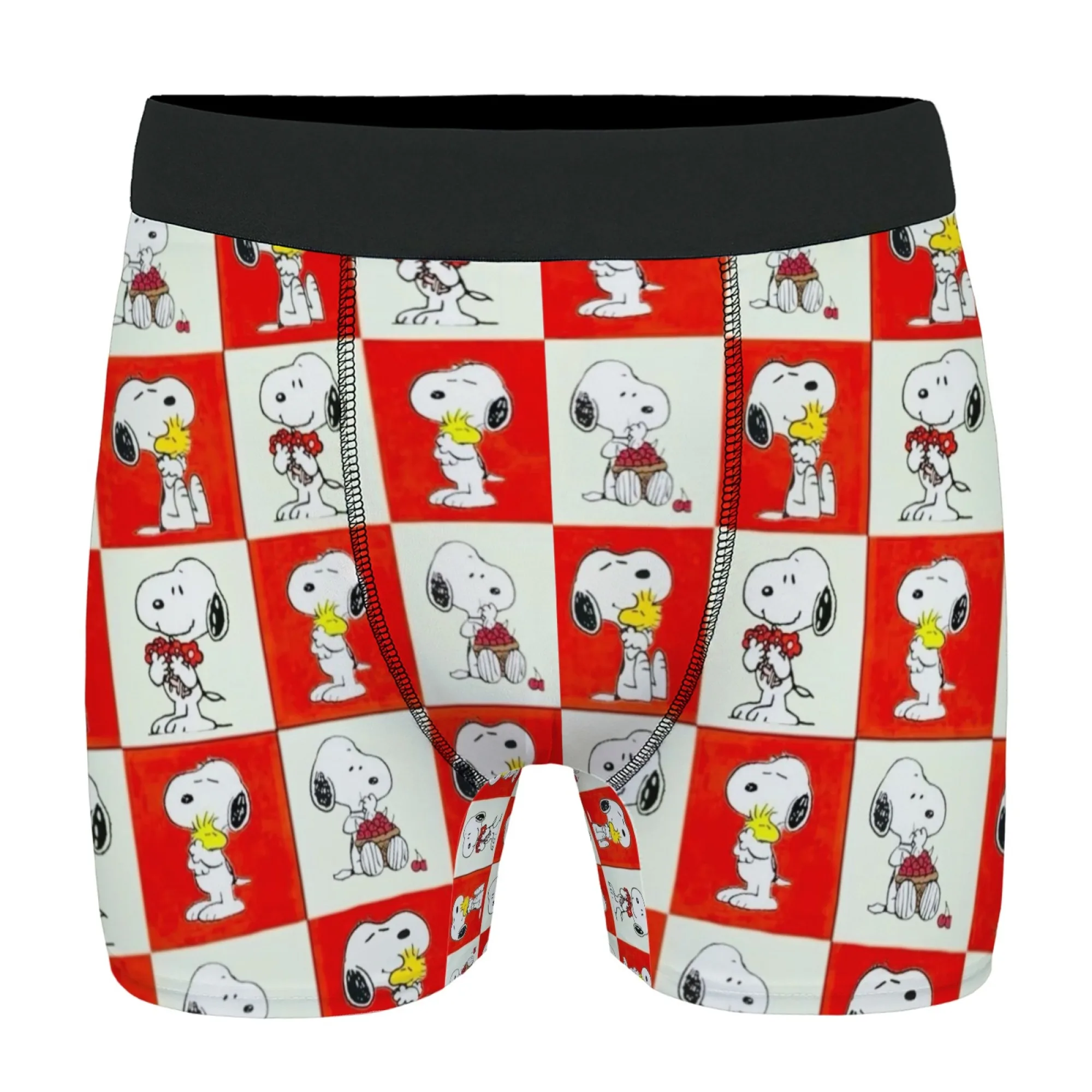 

Novelty Harajuku Retro Snoopy Casual Print Cartoon Comic Style Men's Underwear Sexy Comfortable Men's Boxer Shorts Fun Gift