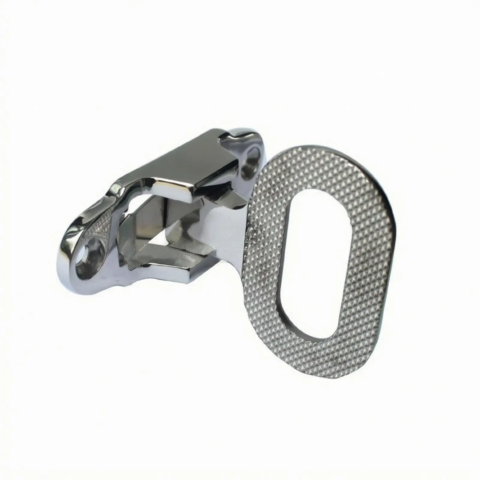 Heavy Duty Folding Trailer Step Latch 304 Stainless Steel for RV Entry Door with Non Slip Step Plate