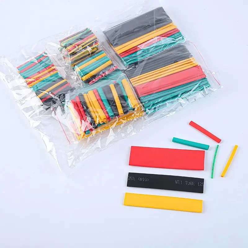 328PCS Soft Colorful Boxed Heat Shrinkable Tube Fast Delivery Insulation Heat Shrinkable Tube Waterproof Flame Retardant Sleeve