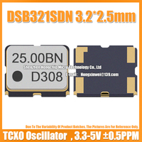 (2PCS) DSB321SDN 25M 25.000000MHZ 3225 TCXO Temperature Compensated Crystal Oscillator ±0.5PPM KDS 3.2X2.5MM
