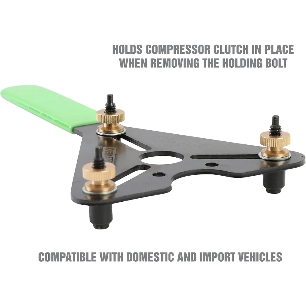 أداة تثبيت القابض OEMTOOLS 26550 A/C، دبوس قابل للتعديل، تناسب المركبات مع مسامير تثبيت قابض مروحة 1/4 بوصة - 20، مكيف هواء السيارة #6