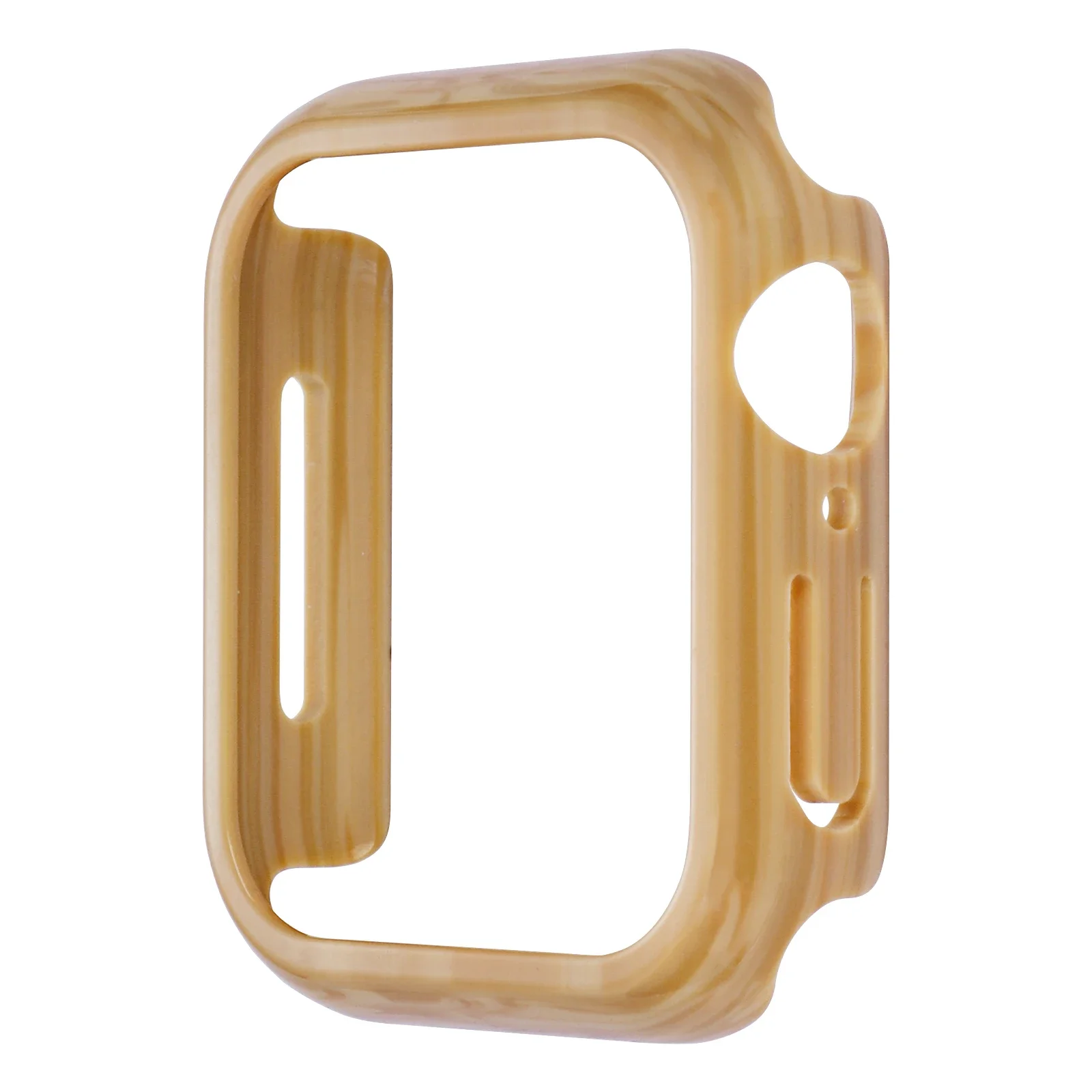 Resin Case for Apple Watch Cover Series9 8 7 6 5 4 SE Hollow Out Protective Frame Case for IWatch 45mm 41mm 40mm 44mm Protective