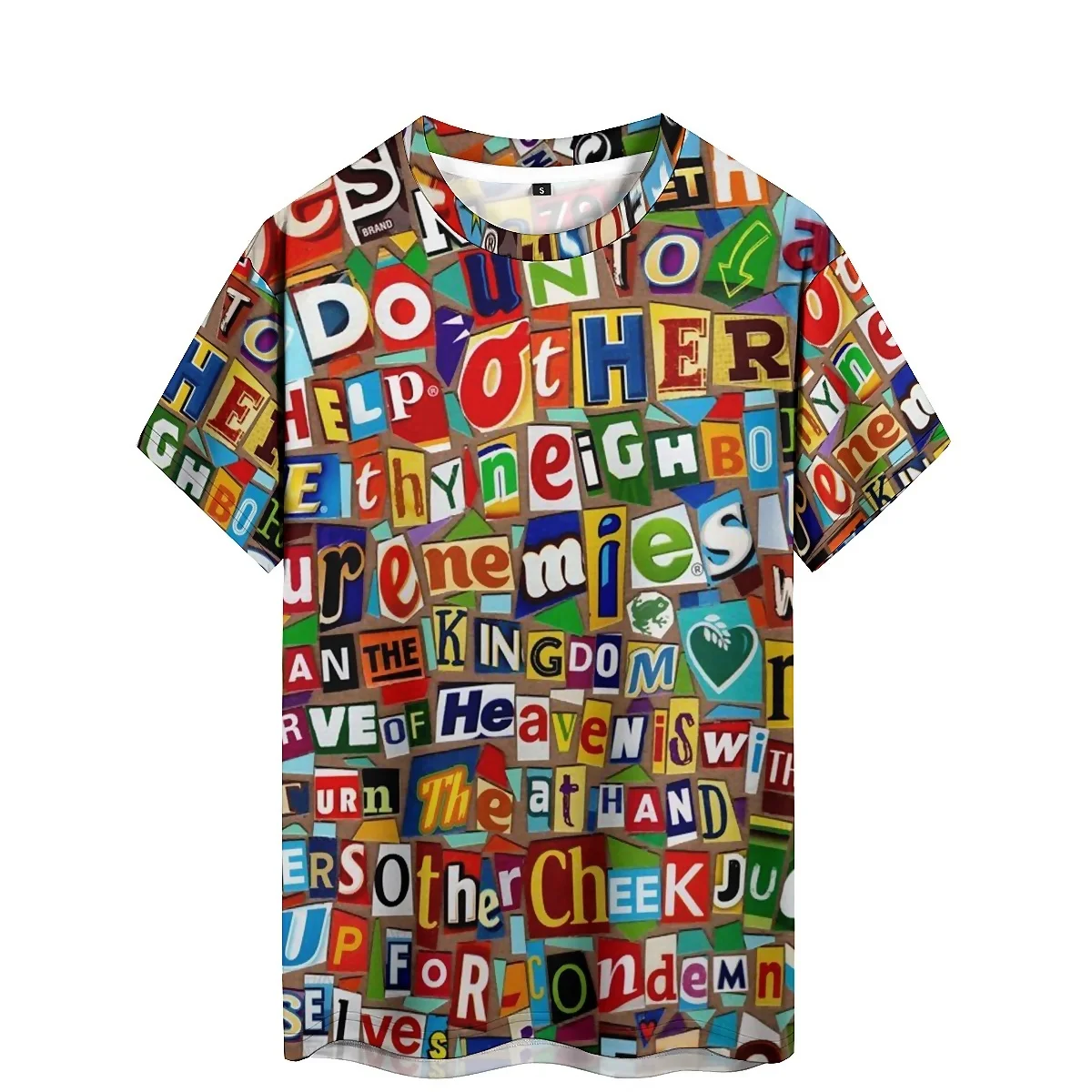 

Men's Retro Y2K Christmas 3D Printed Short-Sleeve T-Shirt - Men's Tee