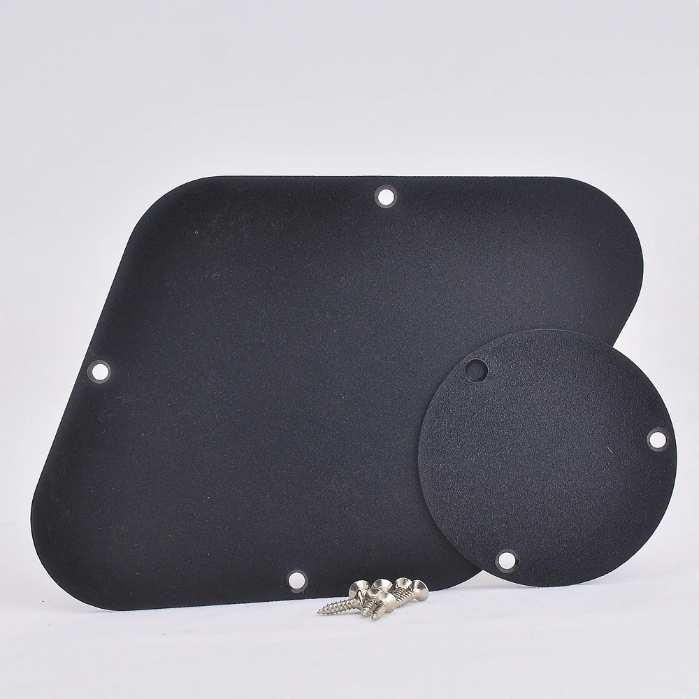 1 Piece Guitar Control Cavity Back Cover Plastic Plate and Toggle Switch Back Cover for LP Standard Custom