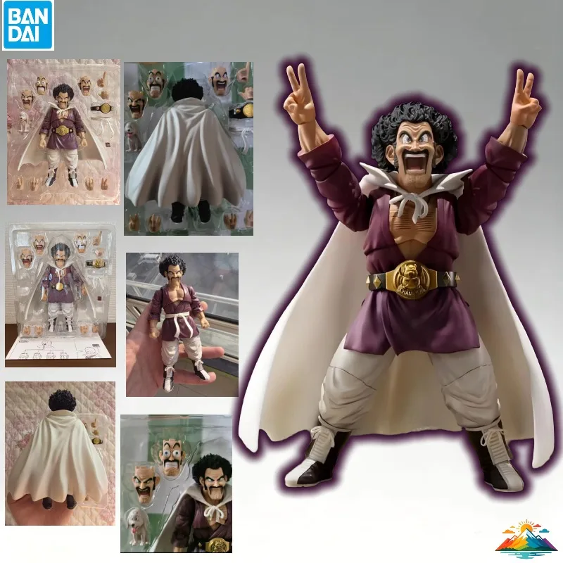 【EN STOCK】Figura de acción Bandai S.H.Figuarts SHF Dragon Ball Z Mr.Satan, modelo de colección de anime, juguete, regalo premium, adorno