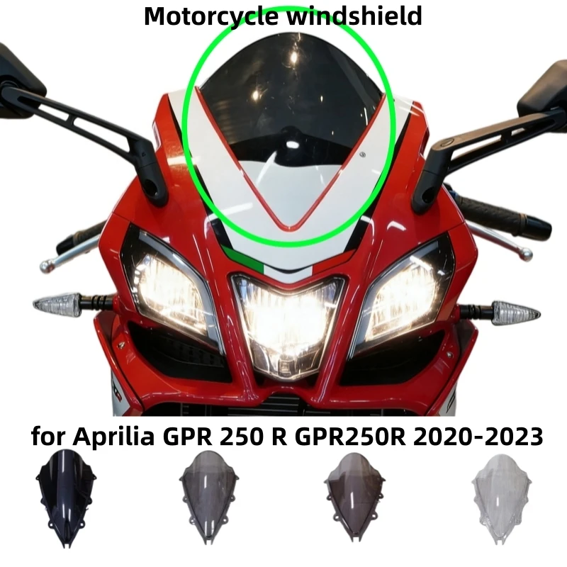

Motorcycle front racing windshield with raised windshield for Aprilia GPR 250 R GPR250R 2020-2023