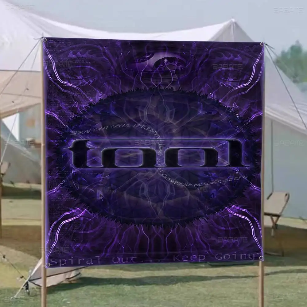 T-Tool Band Rock Music DIY Flag For Family Group Photo Living Room Home Dorm Decor Wall Art Decor Banner