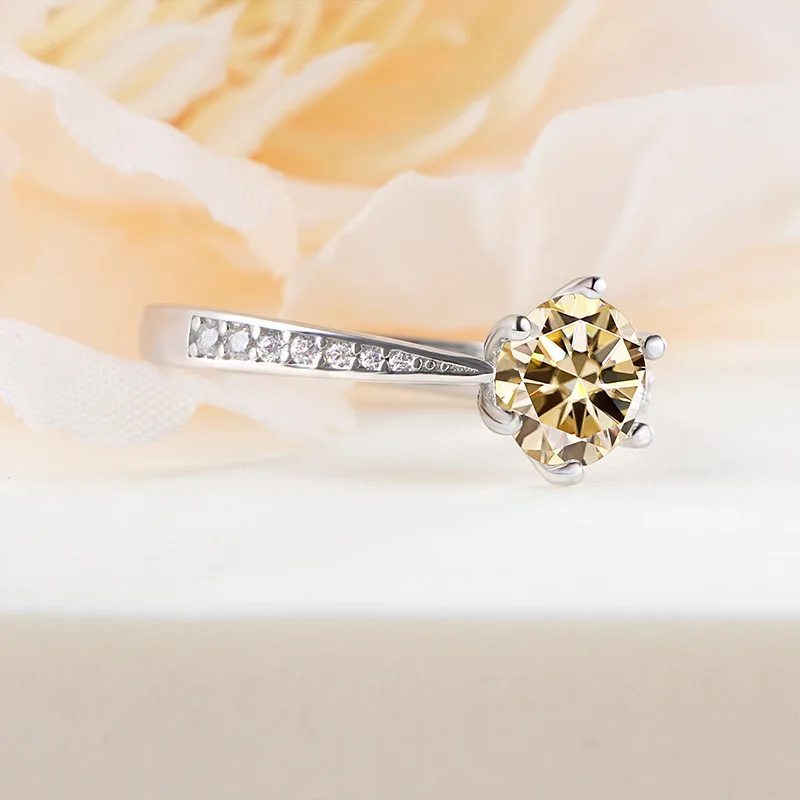 Joyce Kelly 1 CT Blau Grün Moissanit Ring Für Frauen Solide 925 Sterling Silber Braut Weibliche Verlobung Hochzeit Luxus Jewerly – Detail 12