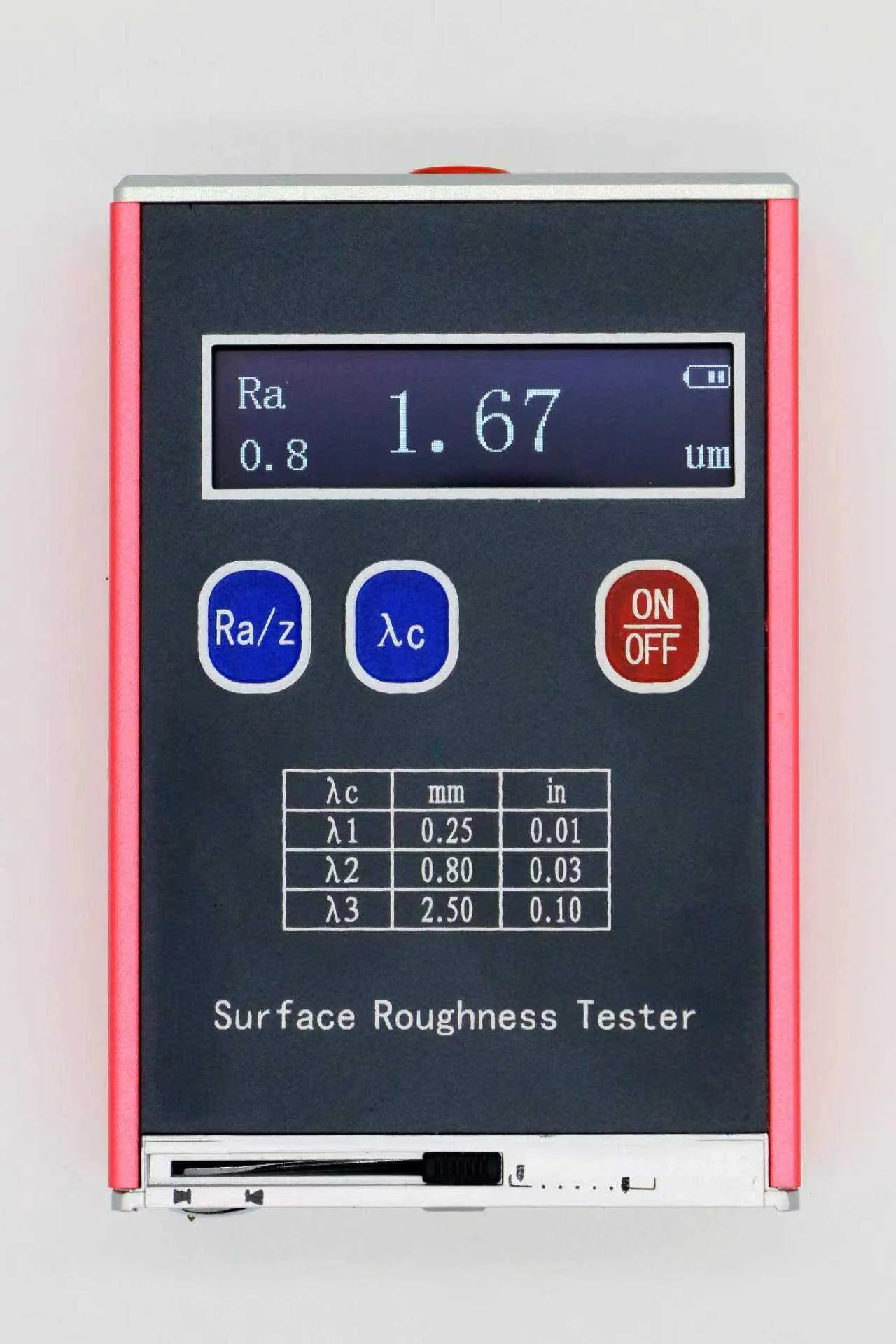 Handheld metal surface roughness meter GSR710, suitable for machining, tooling, and quality inspection sites