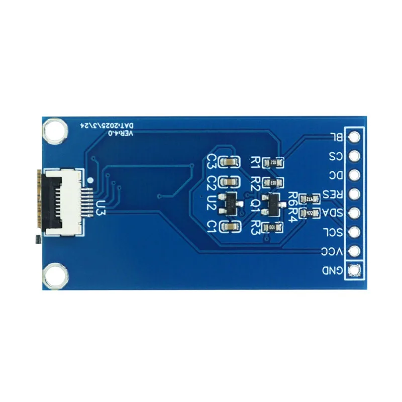 شاشة TFT LCD مقاس 1.45 بوصة GC9107 شاشة ملونة بدقة 60 × 160 SPI |   لوحة LCD صغيرة ذات شريط طويل للمشروعات التي تصنعها بنفسك/المضمنة