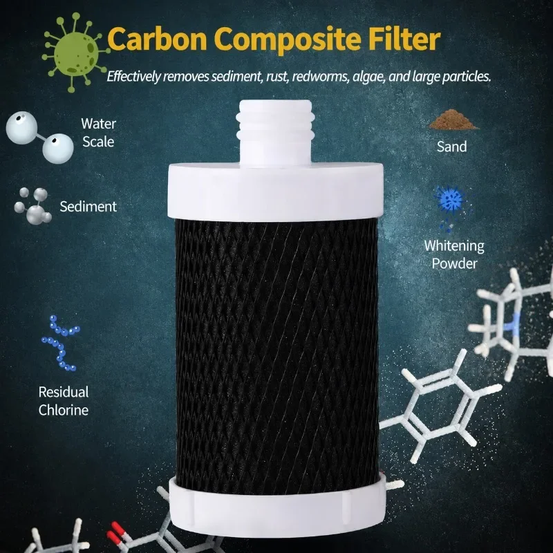 Sintered Carbon Tap Water Filter Cartridge Anti-Scaling Household Direct Drinking Purifier