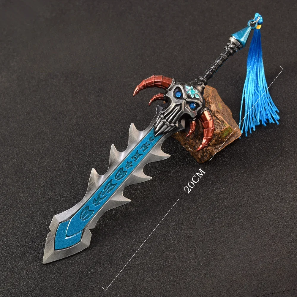 

World of Warcraft Weapon Naxxramas Slayer of The Lifeless Foretold By Salzman Game Peripheral 20cm Metal Weapon Model Sword Toys