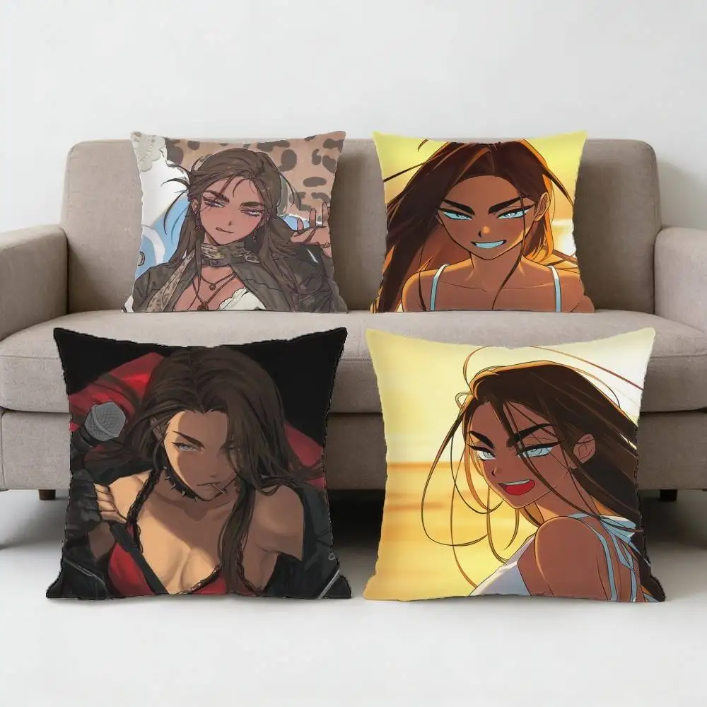 

Alien Stage Hyuna Pillow Case Sofa Living Room Bedroom Headboard Backrest Cushion Square Cushion Nap Time