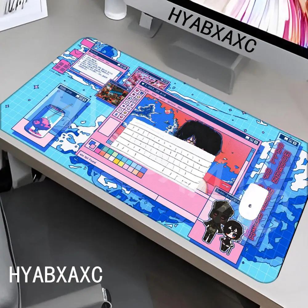 

HYBXAXC Anime Vaporwave COD Gaming Mouse Pad Non-Slip Rubber Desk Mat for Gamers Office