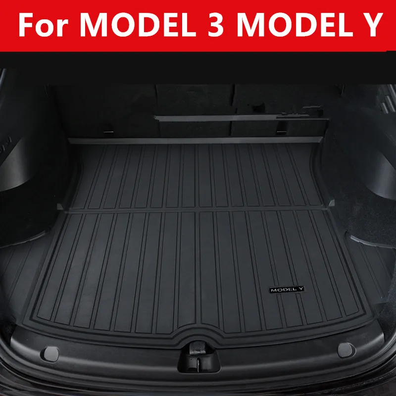 For MODEL 3 MODEL Y Car trunk mats fully surround rear trunk storage mat cargo tray trunk pad High quality durable auto parts