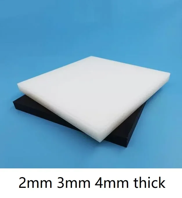 

2mm 3mm 4mm thick black pom sheet white Polyoxymethylene panel Delrin plate Hard plastic board polyformaldehyde plate