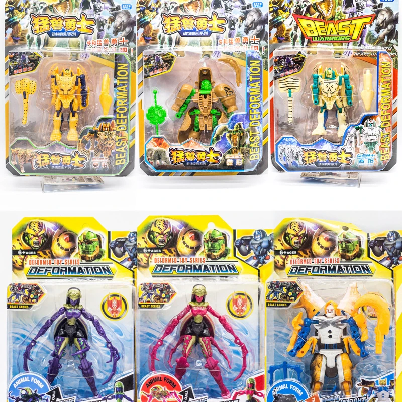Beast Wars Verformungsroboter Optimus Primals Actionfigur Beast Machines Verformbare Tiere Tigatron Spider Rhino Modellspielzeug